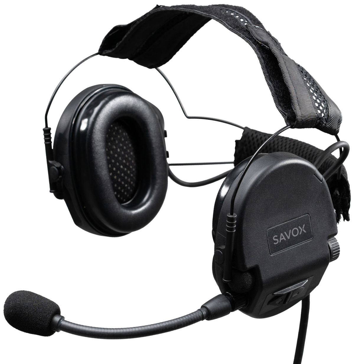 Savox NOICE COM 200 mit Kehlkopfmikrofon für TRICS 